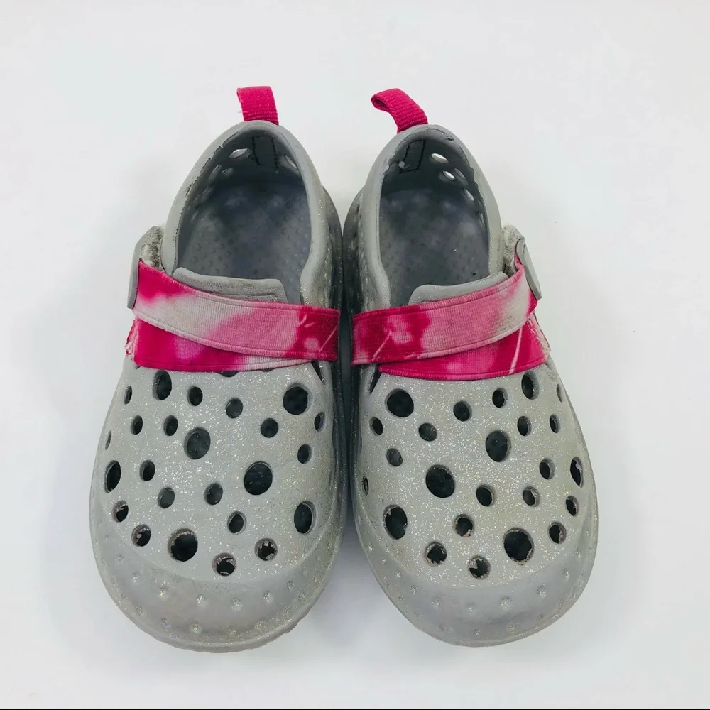 Western Chief Eva Glitter Slip-on Water Shoes 7/8T - Picture 4 of 13